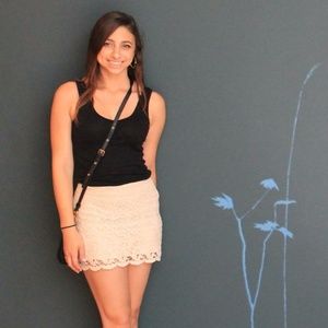 Urban Outfitters Silence and Noise Lace Mini Skirt